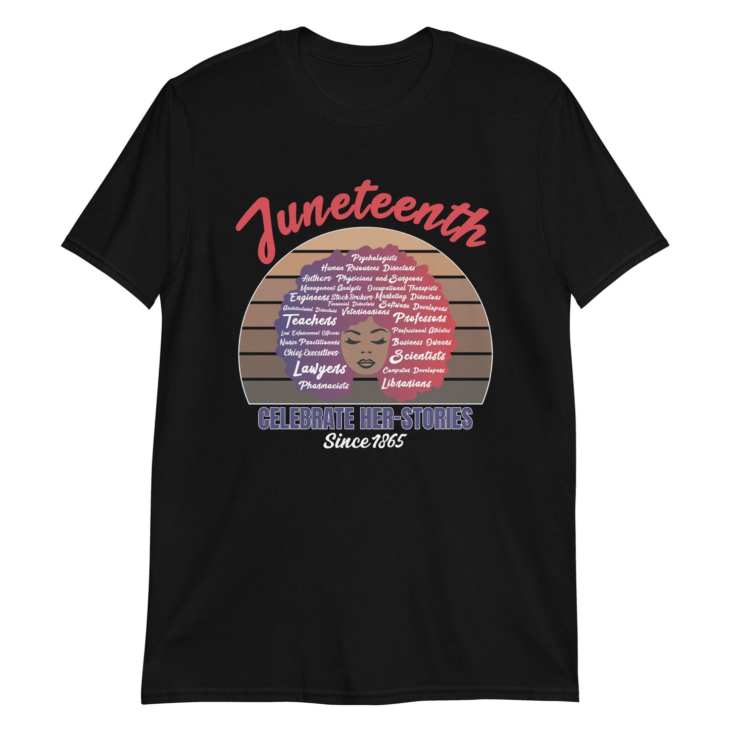 Juneteenth Celebtating Herstories Since 1865 T-shirt