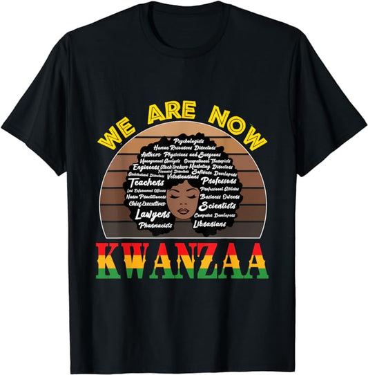 Kwanzaa Africa Authentic African American Kwanzaa Apparel T-Shirt