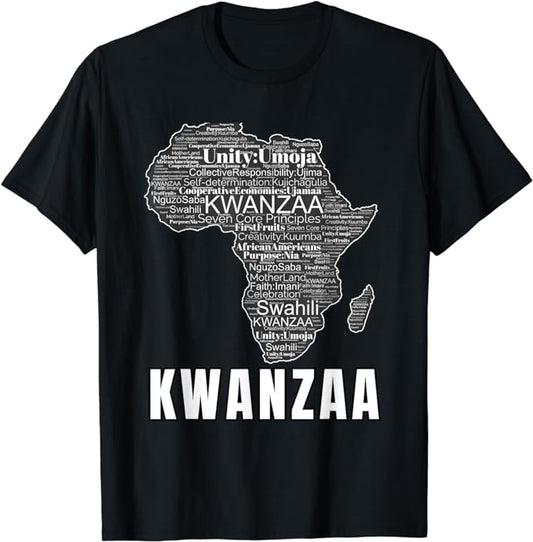 Kwanzaa Africa Seven Principles of African American Kwanzaa T-Shirt