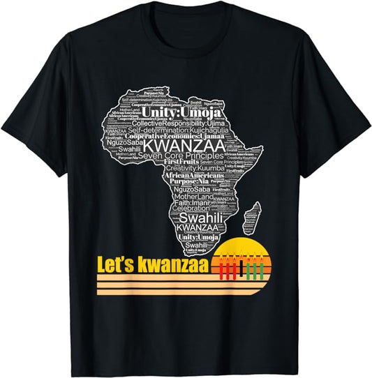 Kwanzaa Africa Celebration of African American Kwanzaa T-Shirt