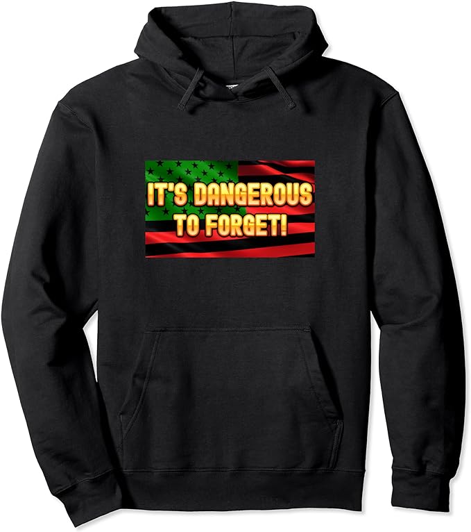 Black History, It's Dangerous To Forget The Past Pullover Hoodie